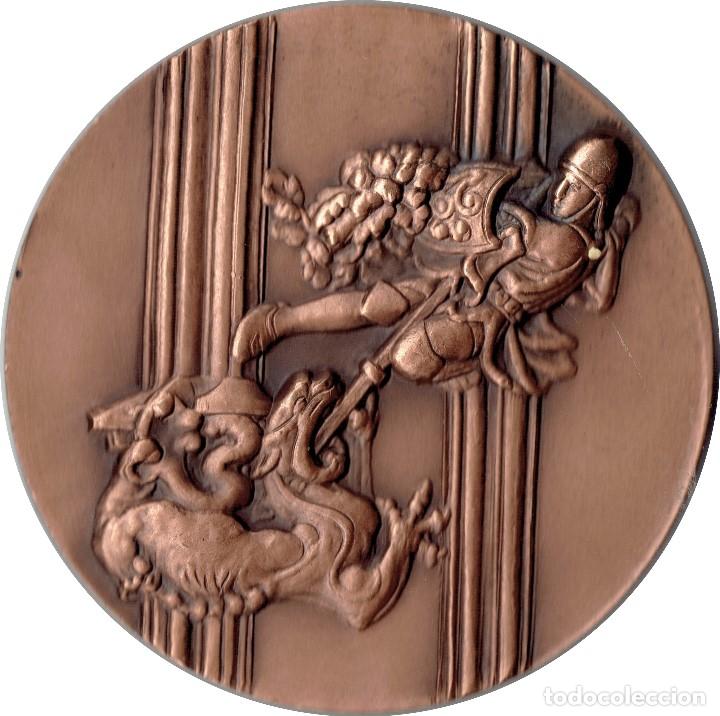 Medaglie tematiche: Cercle Filat&eacute;lic i Numism&aacute;tic de Barcelona. XI Exhibici&oacute; Filatelica i Numism&aacute;tica.  Sant Jordi 1984.