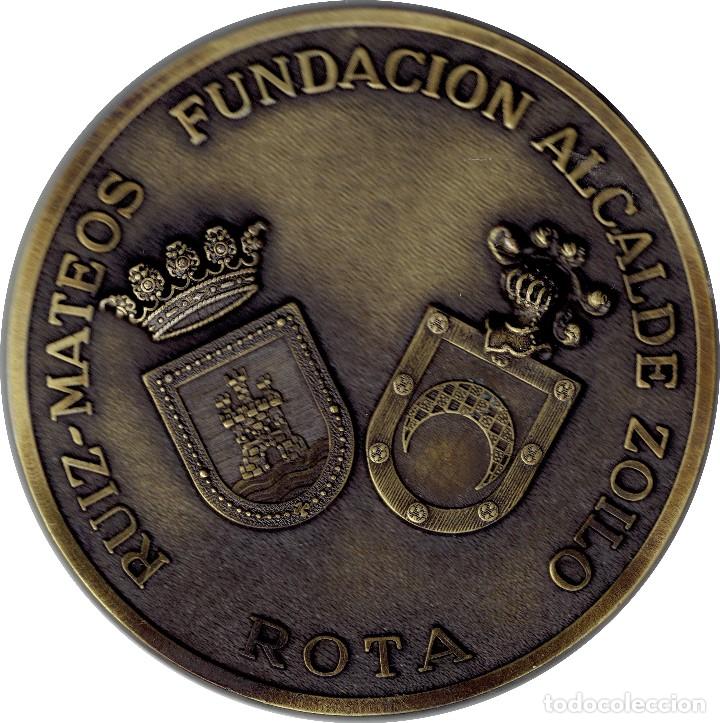 Medaglie tematiche: Ruiz-Mateos. Fundaci&oacute;n Alcalde Zoilo. Rota.