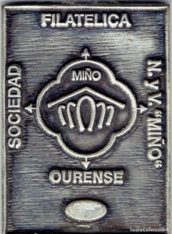 Medaglie tematiche: Sociedad Filat&eacute;lica N. y V. Mi&ntilde;o. Ourense / XI Exposici&oacute;n San Marti&ntilde;o. San Marti&ntilde;o da Mezquita. 2001