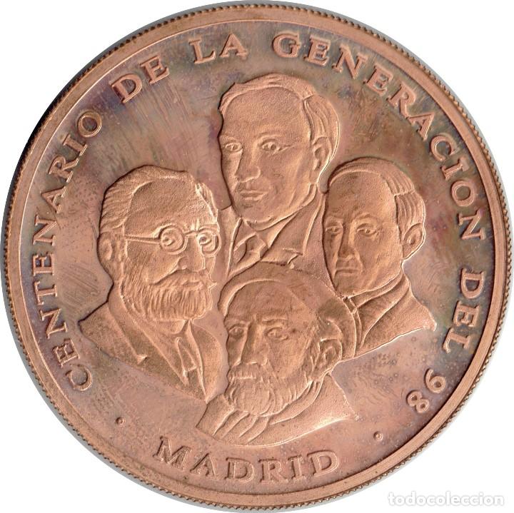 Medaglie tematiche: Centenario de la Generaci&oacute;n del 98.