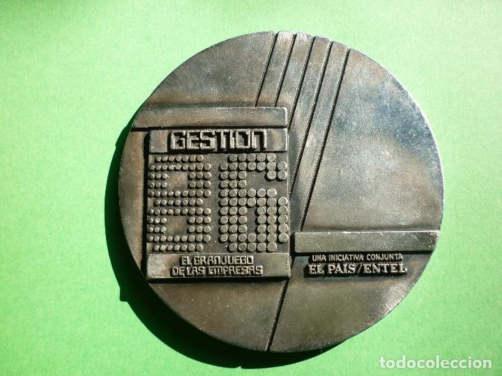 Medaglie tematiche: Medalla Gesti&oacute;n 86 / EL GRAN JUEGO DE LAS EMPRESAS - iniciativa conjunta EL PAIS - ENTEL
