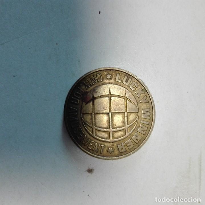 Medallas tem&aacute;ticas: LUCKY WINNER ONLY FOR AMUSEMENT - Foto 1