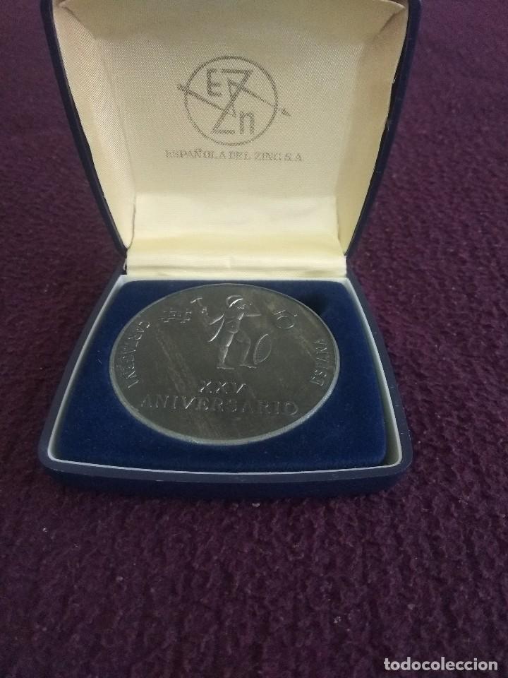 Medallas tem&aacute;ticas: Medalla conmemorativa 25 aniversario del zinc