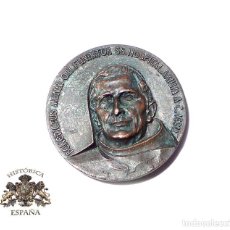 Medallas temáticas: BENEDICTUS MENNI O.H. FUNDADOR SS. HOPITALARIUM A C.IESU 1985