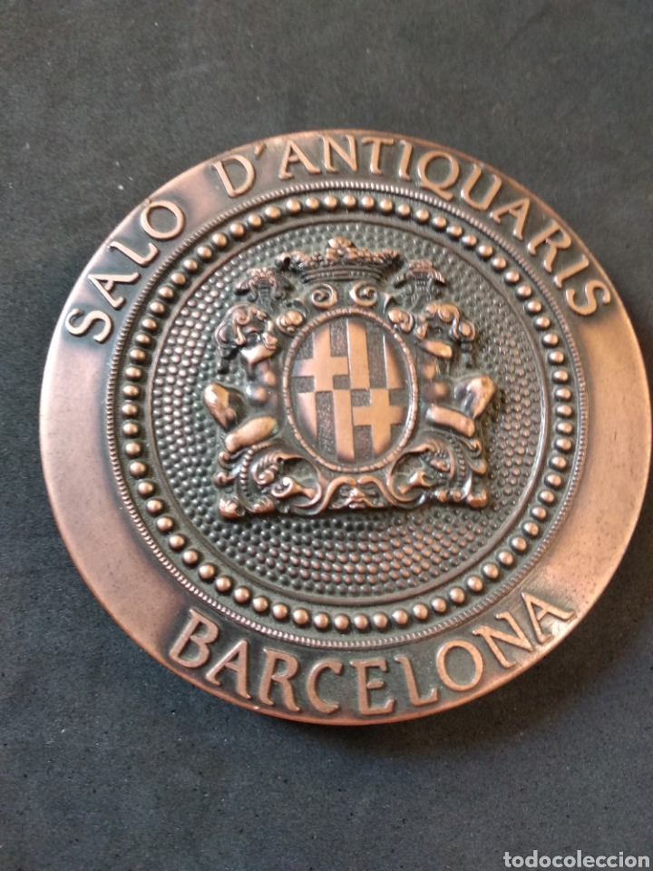 Medalhas tem&aacute;ticas: MEDALLA EN RELIEVE, X SALON DE ANTICUARIOS DE BARCELONA.1986