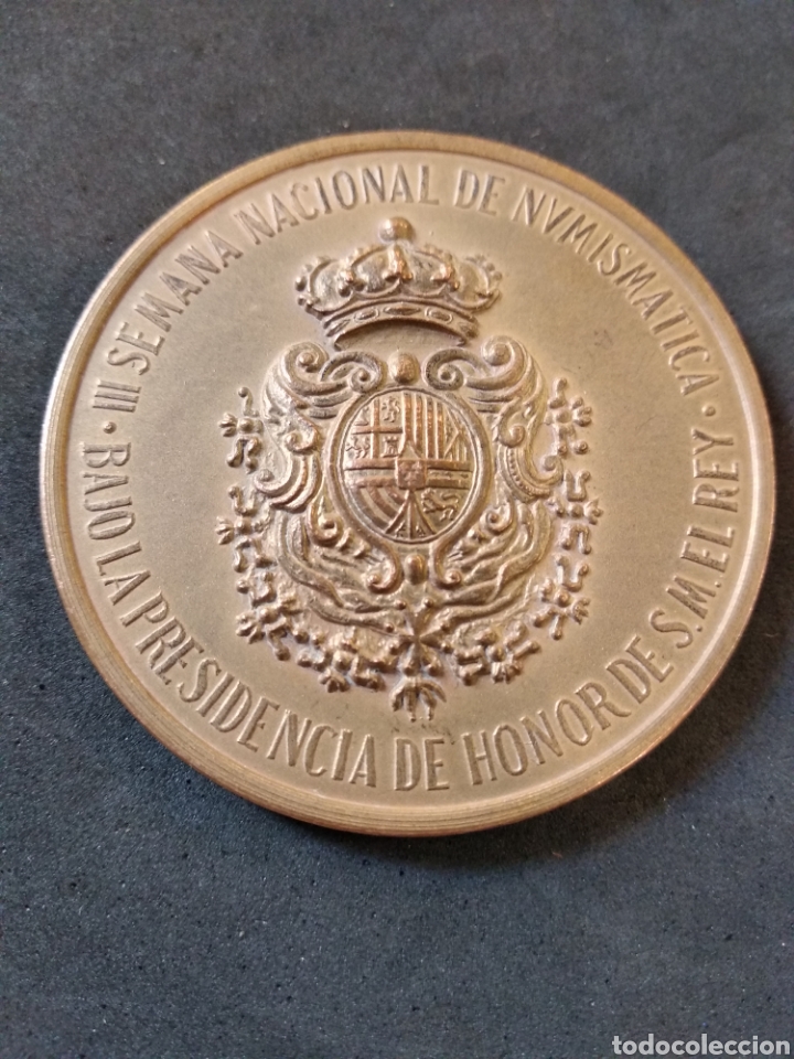 Medalhas tem&aacute;ticas: Medalla III Semana Nacional de Numism&aacute;tica - Sal&oacute;n Nacional de Numism&aacute;tica-A.N.E 1980. Barcelona