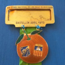 Medallas temáticas: MEDALLA CONGRESO SKAL CASTELLON 1970. Lote 130082103
