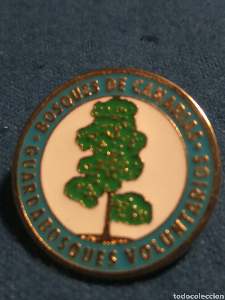 Medallas tem&aacute;ticas: PIN EMBLEMA GUARDABOSQUES CANARIAS - Foto 1