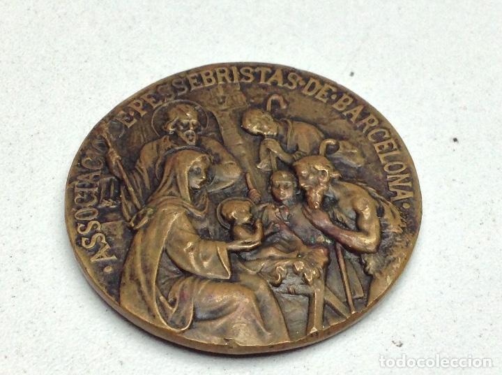 Medallas tem&aacute;ticas: MEDALLA  ASSOCIACIO DE PESSEBRISTAS DE BARCELONA- II CONCURS PESEBRES SAN ADRIA DE BESOS 1947