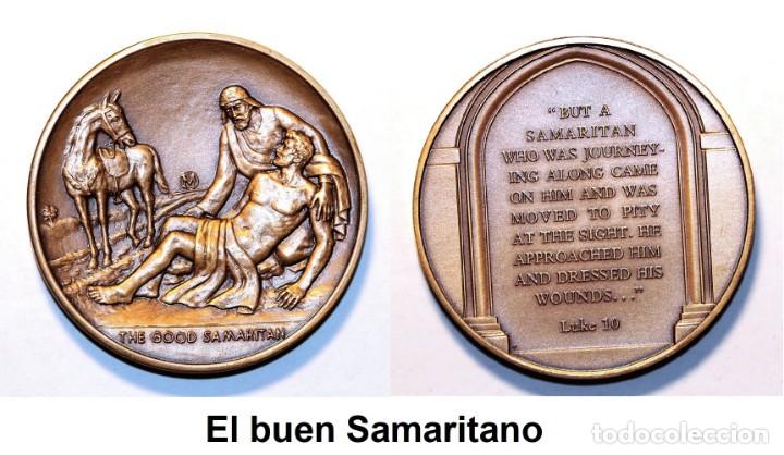 Medallas tem&aacute;ticas: Colecci&oacute;n de 15 medallas. Historias de la Biblia. BRONCE. A&ntilde;o 74. Total 1965 gramos