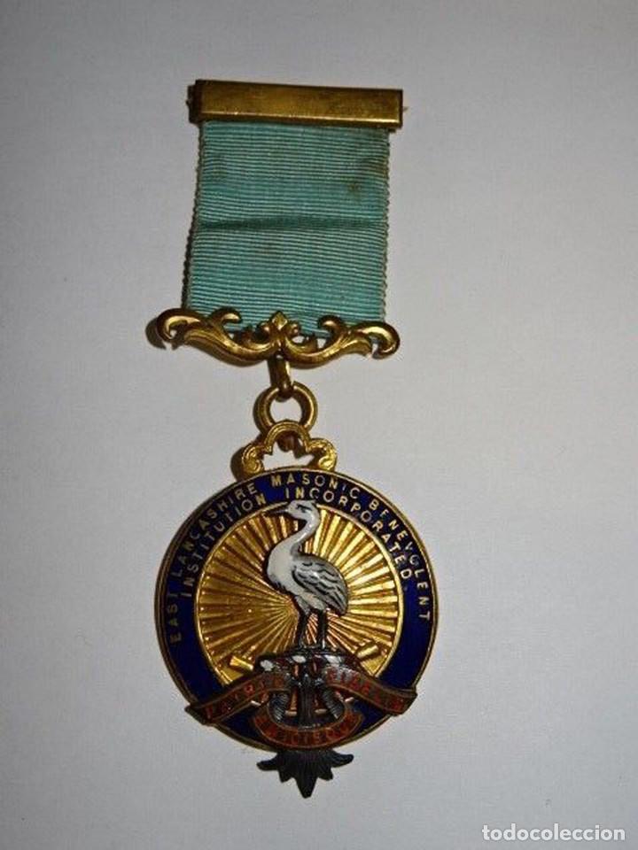 Medallas tem&aacute;ticas: Medalla Mas&oacute;nica  &ldquo;East Lancashire Masonic Benevolent Institution incorporated&rdquo;