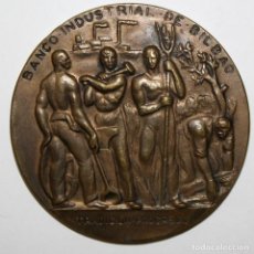 Medallas temáticas: MEDALLA CONMEMORATIVA DE LA FUNDACIÓN DEL BANCO INDUSTRIAL DE BILBAO. TRADICION PROGRESO. AÑO 1964. Lote 349319249