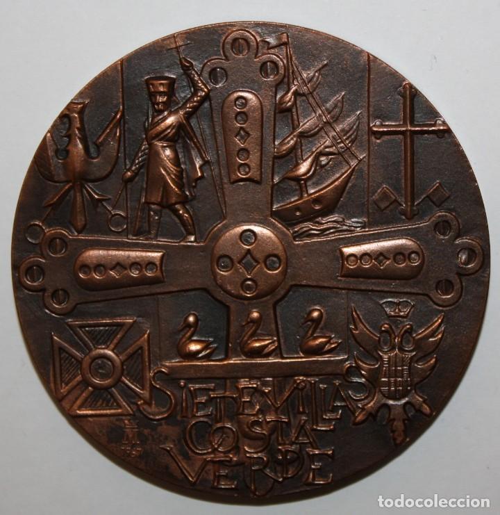 Medallas temáticas: MEDALLA DE LA F.N.M.T. SIETE VILLAS (COSTA VERDE) AÑO 1967