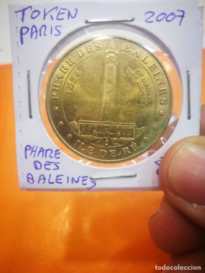 Thematic medals: Token Paris Phare des Baleines 2007