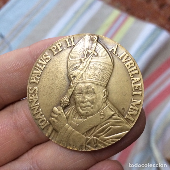 Thematische Medaillen: medalla juan pablo ii a&ntilde;o jubilar 2000, 45mm