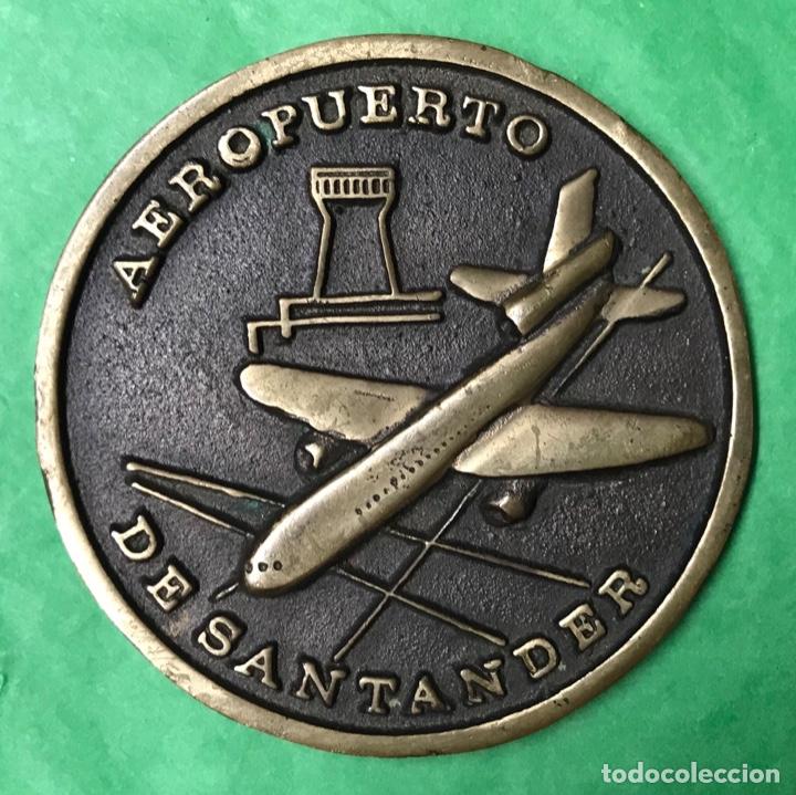 Medaglie tematiche: Medalla conmemorativa inauguraci&oacute;n Aeropuerto de Santander - Verano de 1977 - Bronce