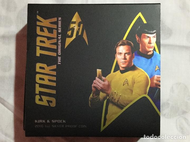 Medallas tem&aacute;ticas: Moneda Star Trek Tuvalu - Foto 1