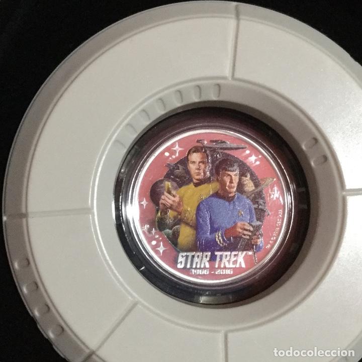 Medallas tem&aacute;ticas: Moneda Star Trek Tuvalu - Foto 3