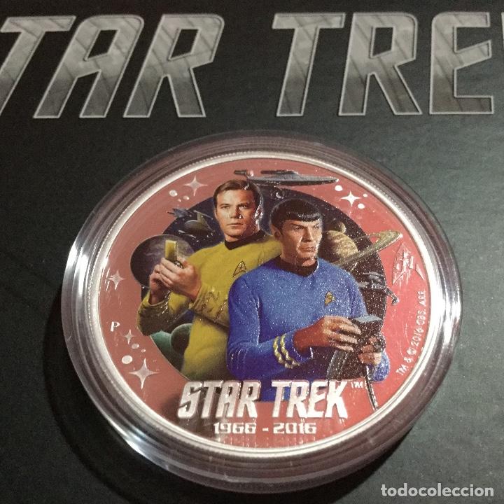 Medallas tem&aacute;ticas: Moneda Star Trek Tuvalu - Foto 5