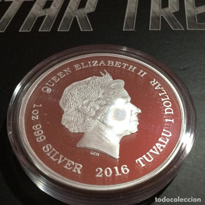 Medallas tem&aacute;ticas: Moneda Star Trek Tuvalu - Foto 6