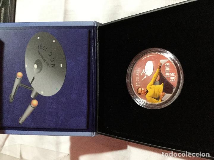 Medallas tem&aacute;ticas: Moneda Star Trek Canada. Capit&aacute;n Kirk - Foto 2