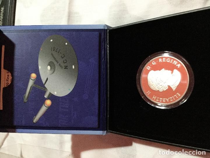 Medallas tem&aacute;ticas: Moneda Star Trek Canada. Capit&aacute;n Kirk - Foto 3