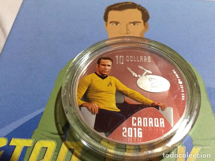 Medallas tem&aacute;ticas: Moneda Star Trek Canada. Capit&aacute;n Kirk - Foto 5