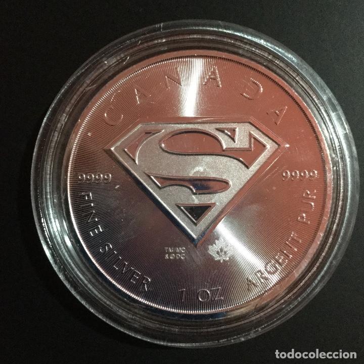 Medallas tem&aacute;ticas: Moneda plata Superman - Foto 2