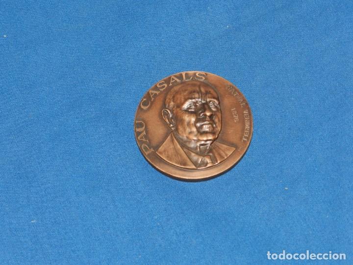Thematic medals: (MCAJON1) PAU CASALS NAT AL VENDRELL 1876, COMMEMORACIO CENTENARI DEL MESTRE 1976
