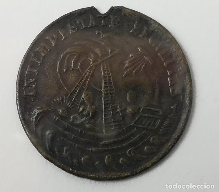 Medaglie tematiche: MEDALLA AMULETO SAN JORGE. REVERSO CRISTO ANTE LA TEMPESTAD