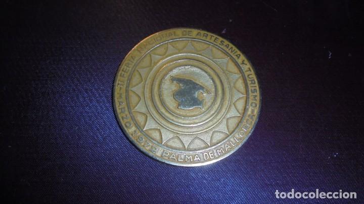 Medaglie tematiche: PALMA DE MALLORCA - ANTIGUA MEDALLA II FERIA NACIONAL DE ARTESANIA Y TURISMO MARZO 1972 PALMA DE MAL