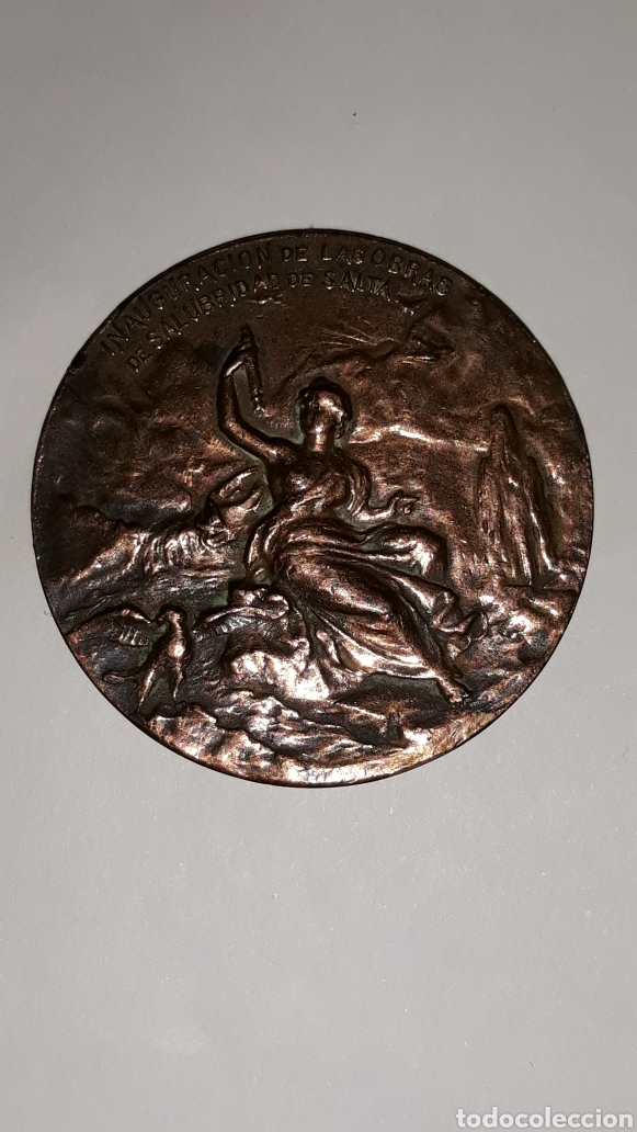 Medaglie tematiche: Medalla inauguracion de Las obras de salubridad de Salta.Republica Argentina 28 junio 1903.Gottuzzo