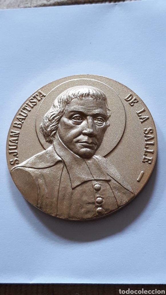 Medallas tem&aacute;ticas: Medalla s.juan bautista de la salle 300 a&ntilde;os