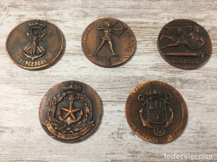 Medalhas tem&aacute;ticas: MEDALLAS BRONCE BARCOS ESCUELA DE GUERRA NAVAL