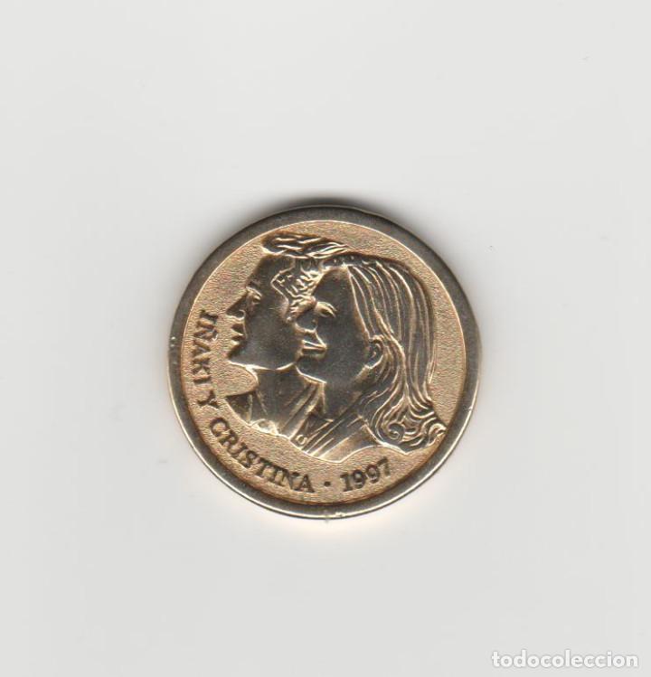 Medalhas tem&aacute;ticas: MEDALLA DEL CASAMIENTO DE CRISTINA DE BORBON E I&Ntilde;AKY URGANDARIN-1997
