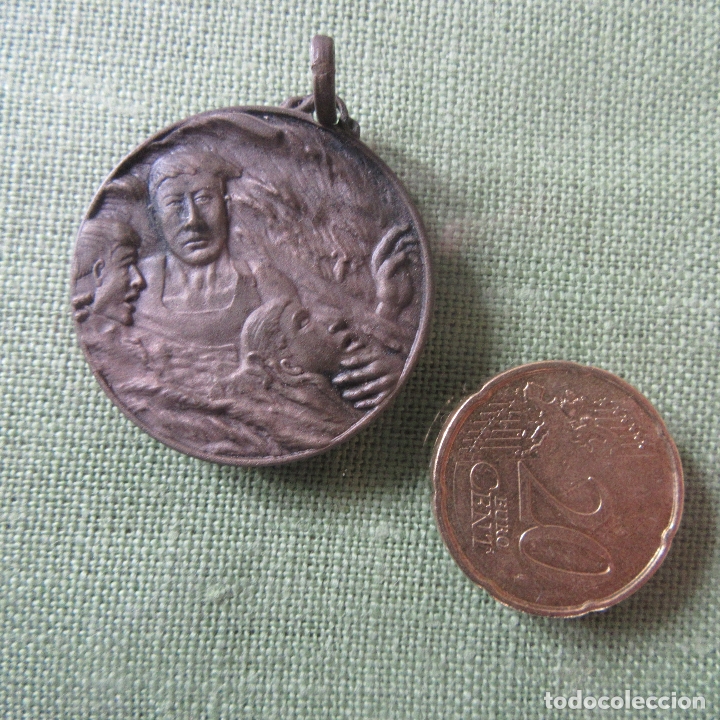 Medallas tem&aacute;ticas: medalla natacion socorrismo acuatico 1964