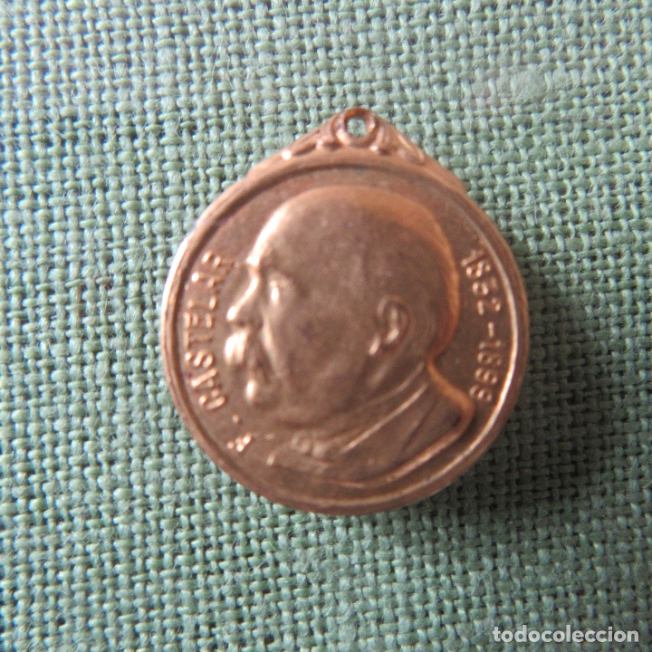 Medalhas tem&aacute;ticas: medalla castelar 1832-1899 obsequio martini rossi