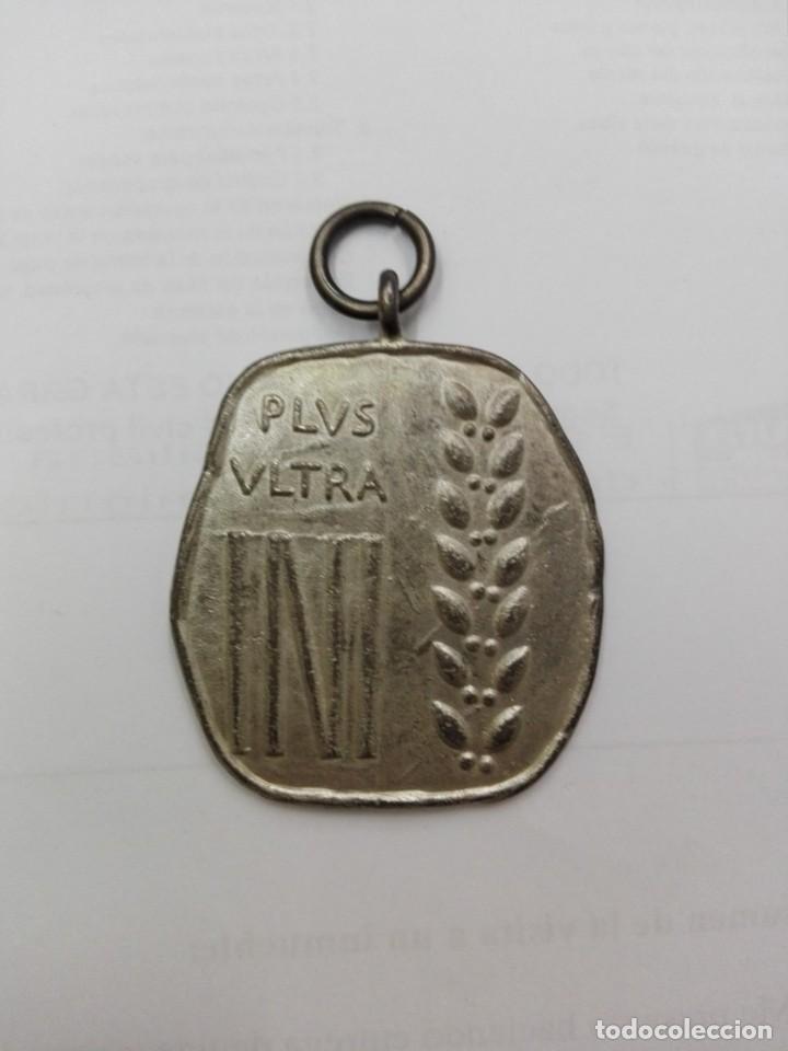 Medalhas tem&aacute;ticas: Medalla en plata del Instituto Nacional de Industria .Plus Ultra.