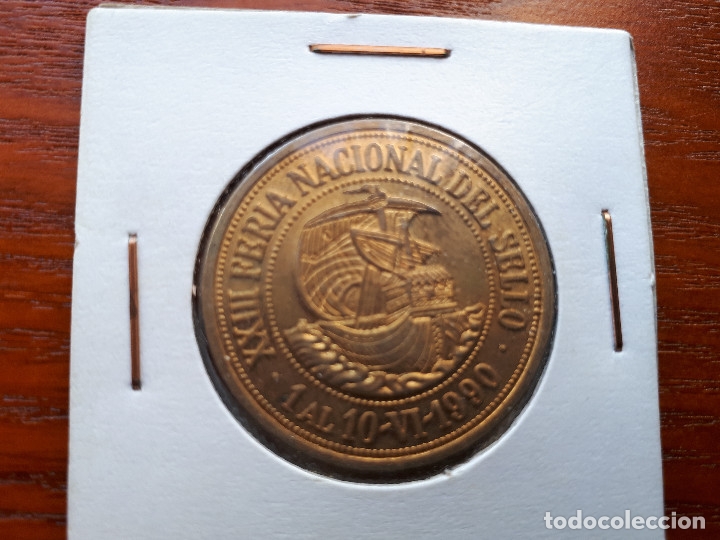 Medaglie tematiche: MEDALLA II FERIA PREOLIMPICA Y XXIII FERIA NACIONAL DEL SELLO. 1990