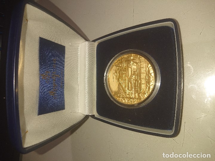 Medaglie tematiche: Preciosa Medalla 25 aniversario CERCLE FILATELIC I NUMISMATIC 1967-1991 CALE, Leer y ver Imagenes .