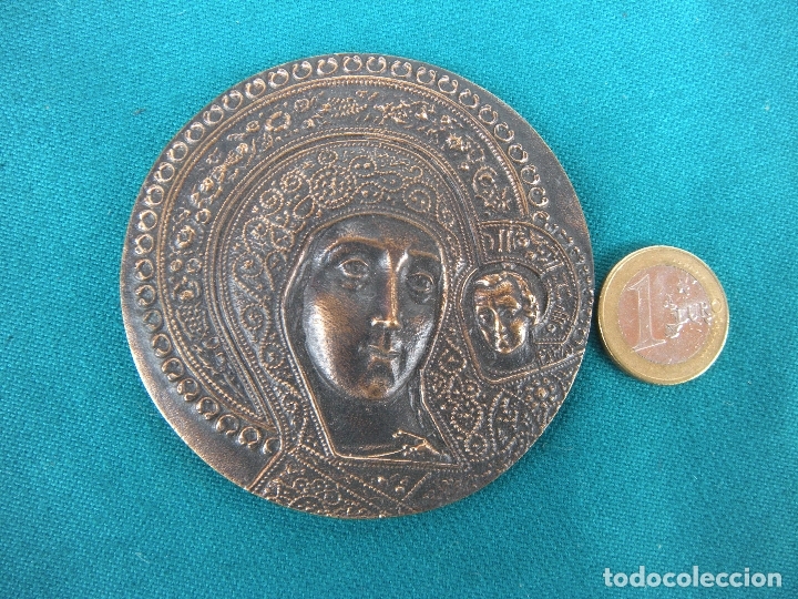 Medallas tem&aacute;ticas: MEDALLA DE BRONCE CON VIRGEN - Foto 2