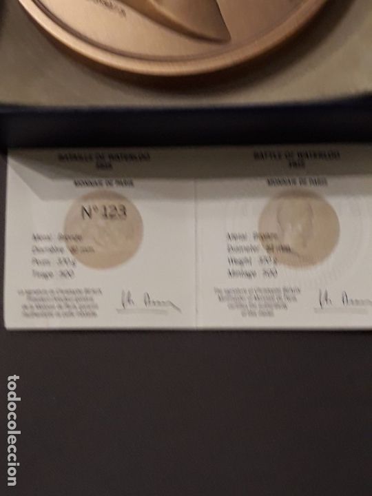 Medallas tem&aacute;ticas: Medalla bicentenario batalla de waterloo - Foto 4