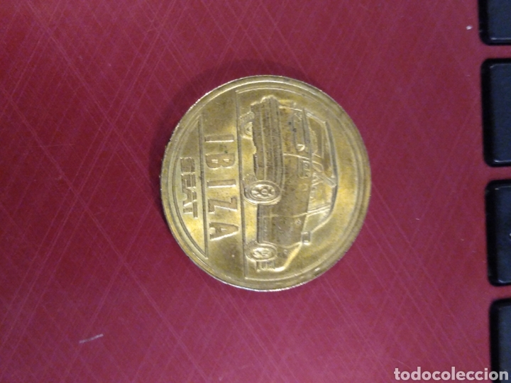 Medallas tem&aacute;ticas: Moneda Seat Ibiza. Motor diecis&eacute;is. - Foto 2