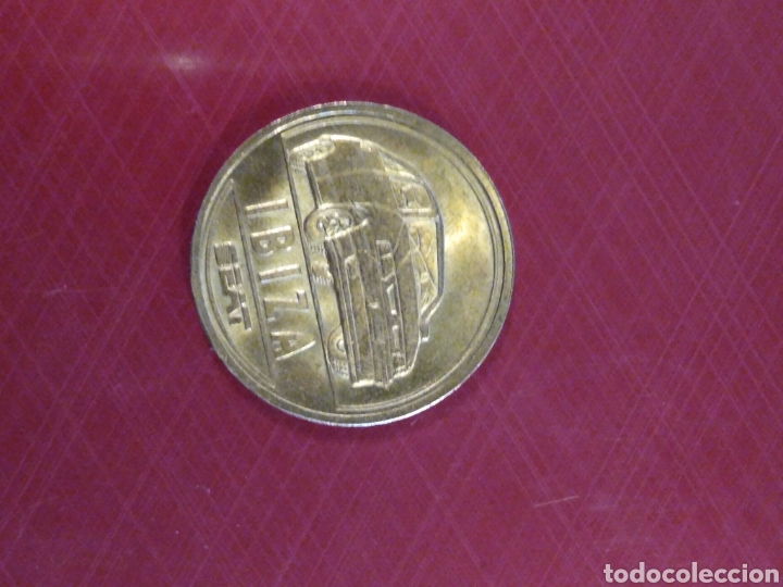 Medallas tem&aacute;ticas: Moneda Seat Ibiza. Motor diecis&eacute;is. - Foto 1
