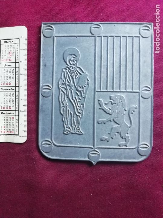 Medallas tem&aacute;ticas: Placa her&aacute;ldica. San Marcos y Le&oacute;n - Foto 1