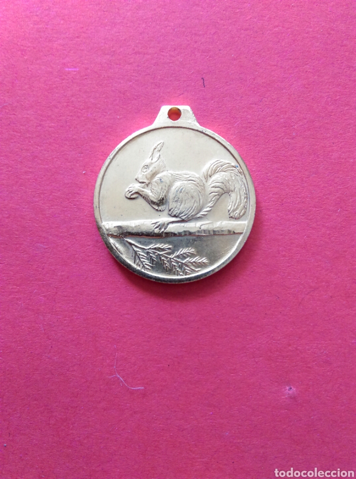 Medallas tem&aacute;ticas: Medalla de la ventura con ardilla - Foto 3
