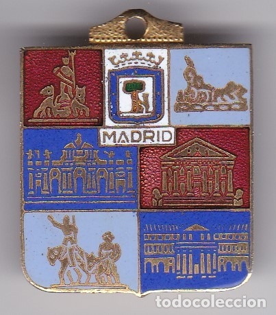 Medaglie tematiche: MEDALLA ESMALTADA DE LA COMUNIDAD DE MADRID