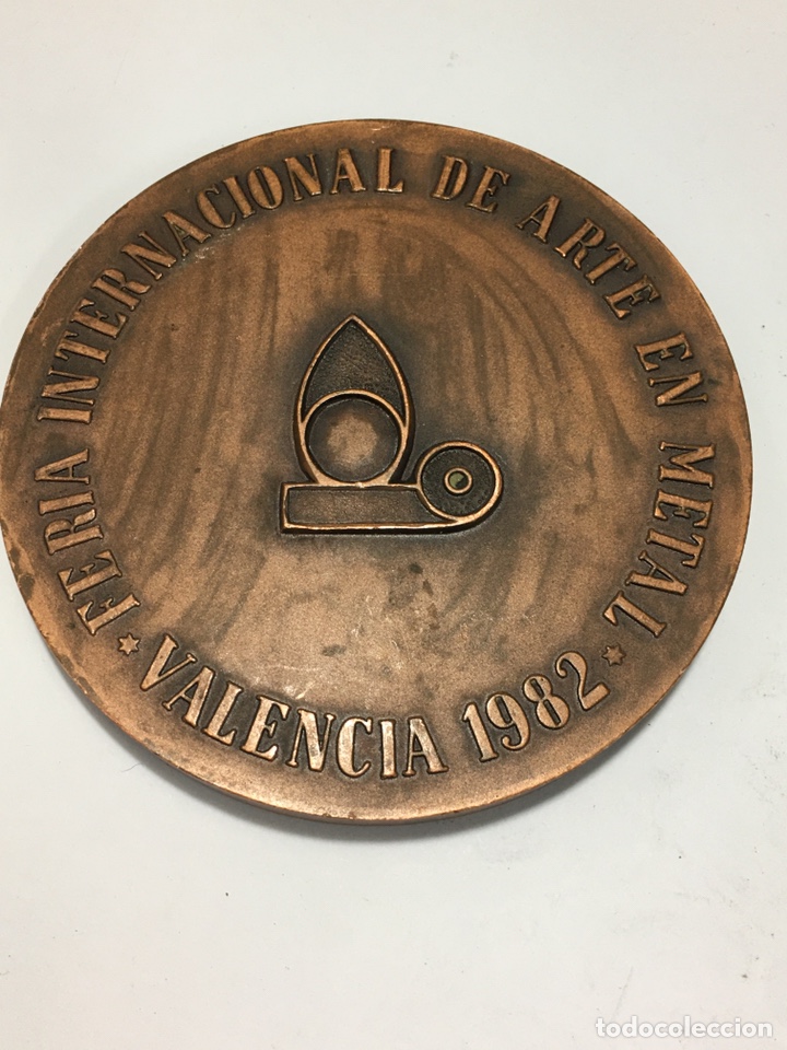 Medaglie tematiche: MEDALLA BRONCE VALENCIA-FERIA INTERNACIONAL DE ARTE EN METAL-A&Ntilde;O 1982.