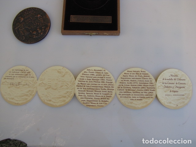Medaglie tematiche: Medalla conmemorativa 100 a&ntilde;os c&aacute;mara de Comercio Industria y Navegaci&oacute;n
