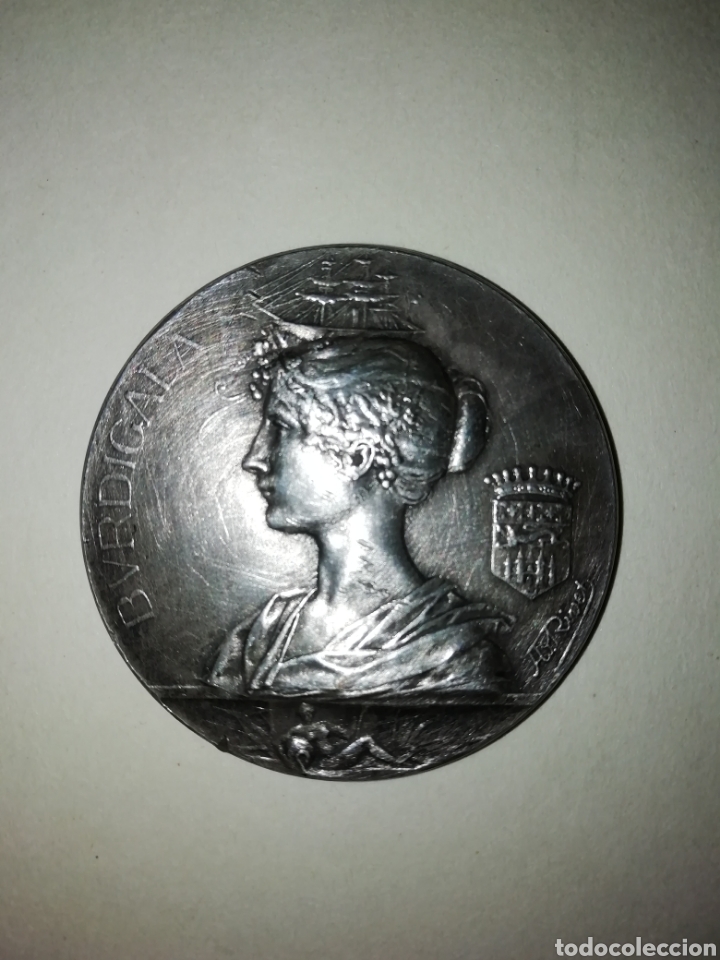 Thematic medals: Medalla exposici&oacute;n de Bordeaux 1895 Juliette Ferrario